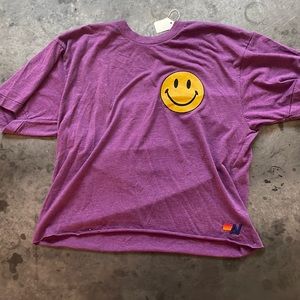 Aviator Nation cropped tee